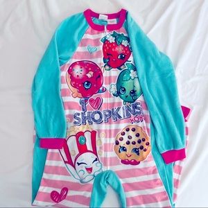 Girls Shopkins Fleece Pajamas